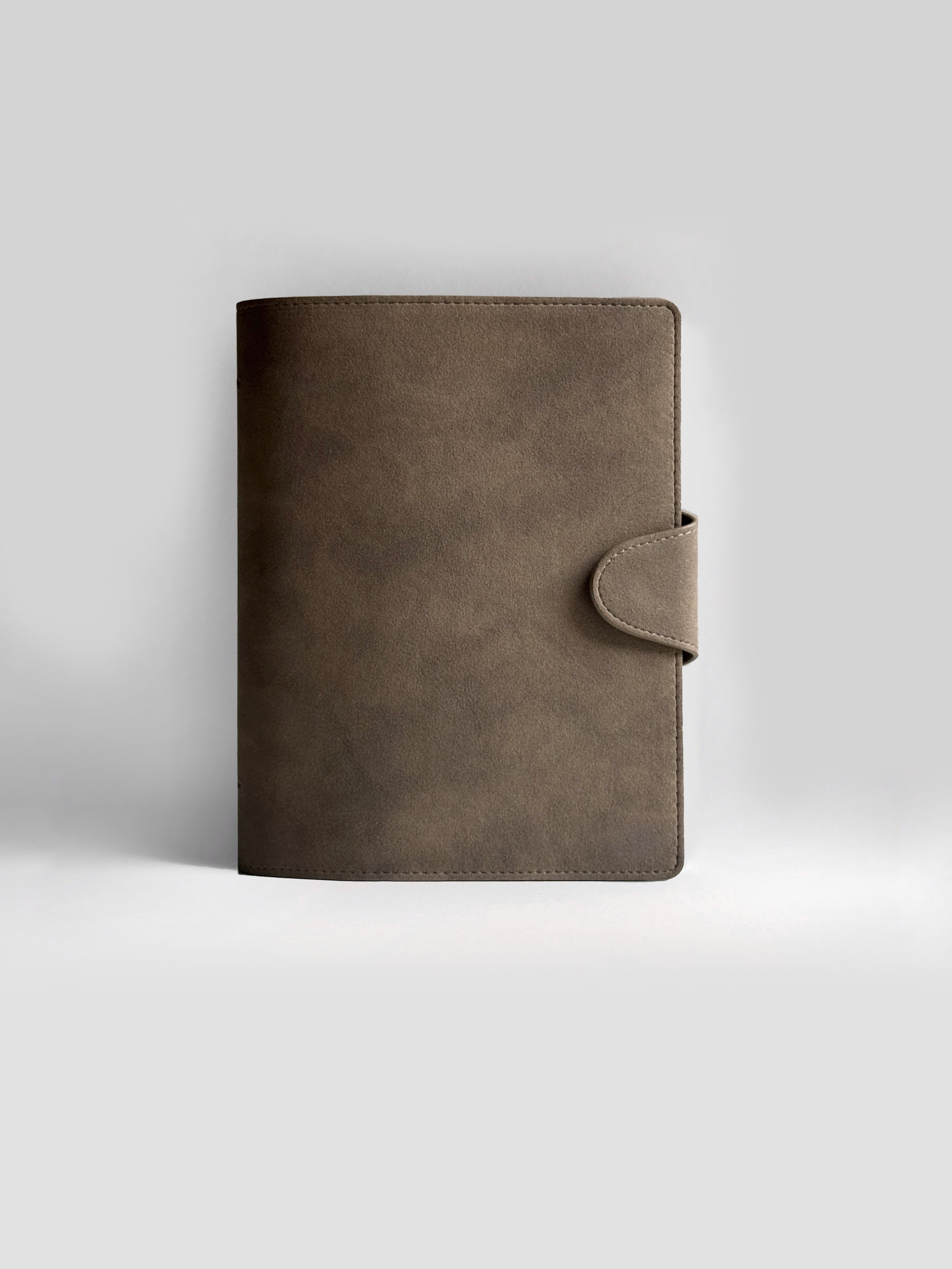 tobacco binder A5 Binder «Tobacco» Suede – Personalizable