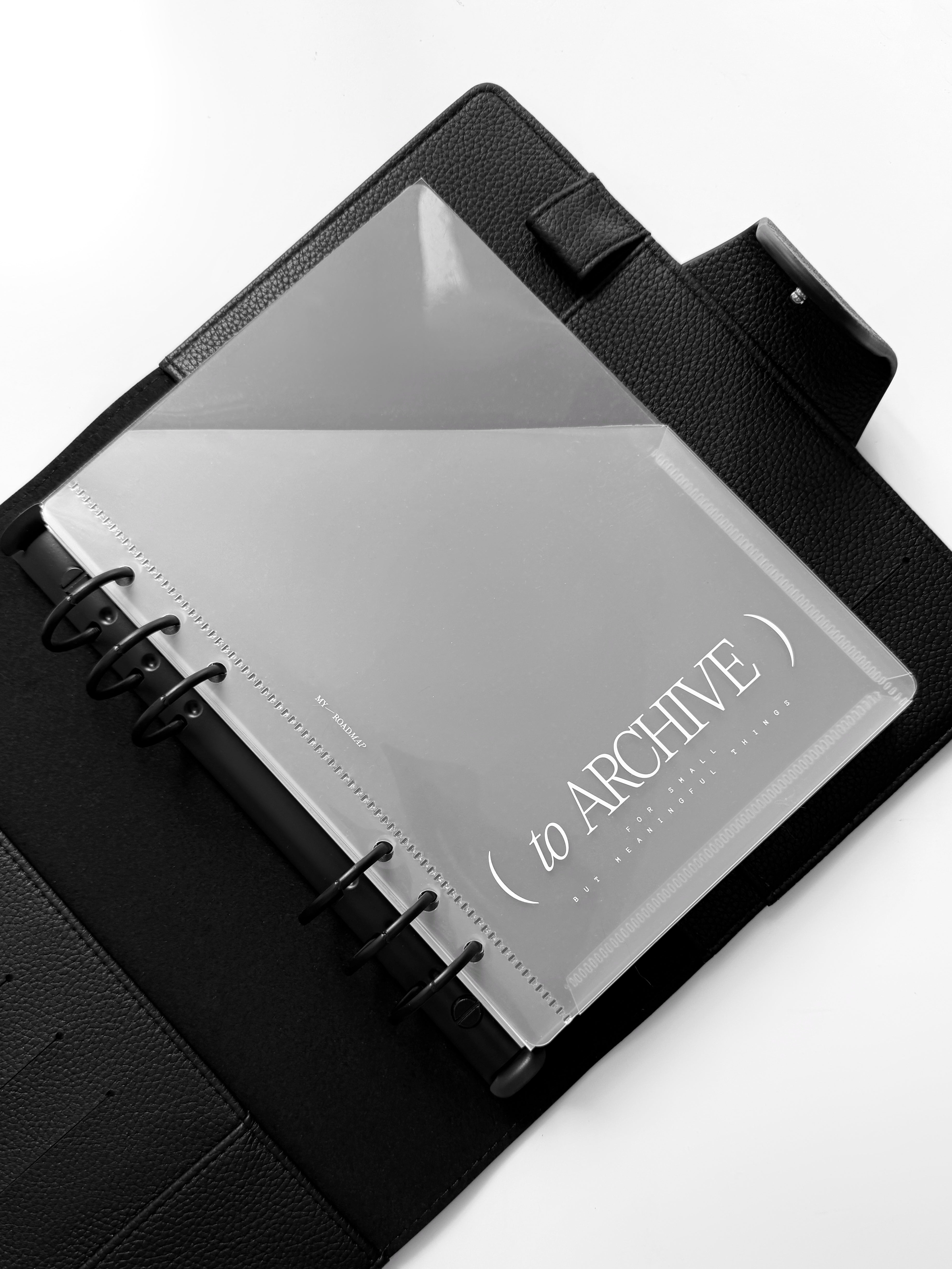 ( to ARCHIVE ) Transparente Einlagentasche A5