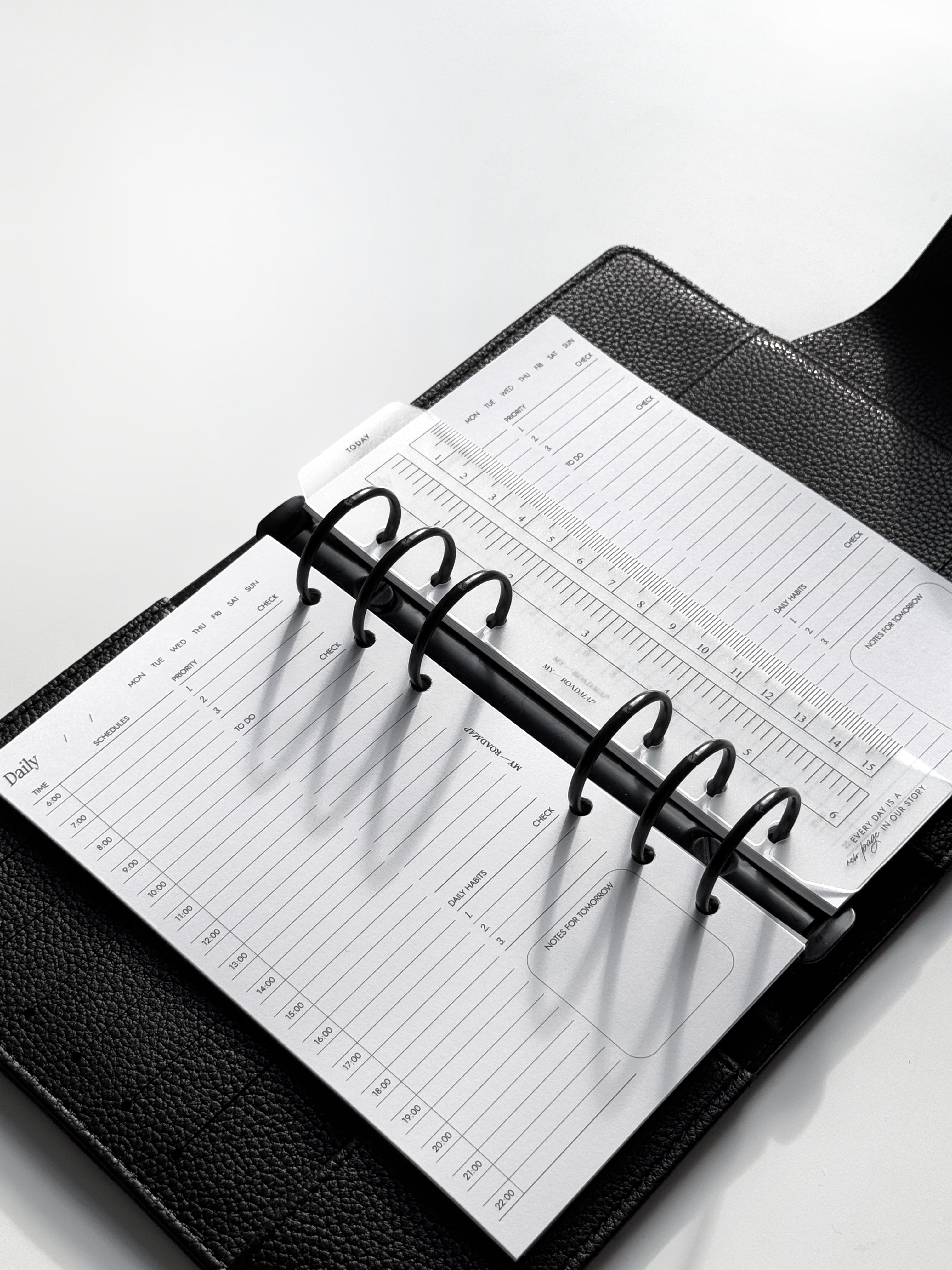 Lineal-Lesezeichen «Today» transparent