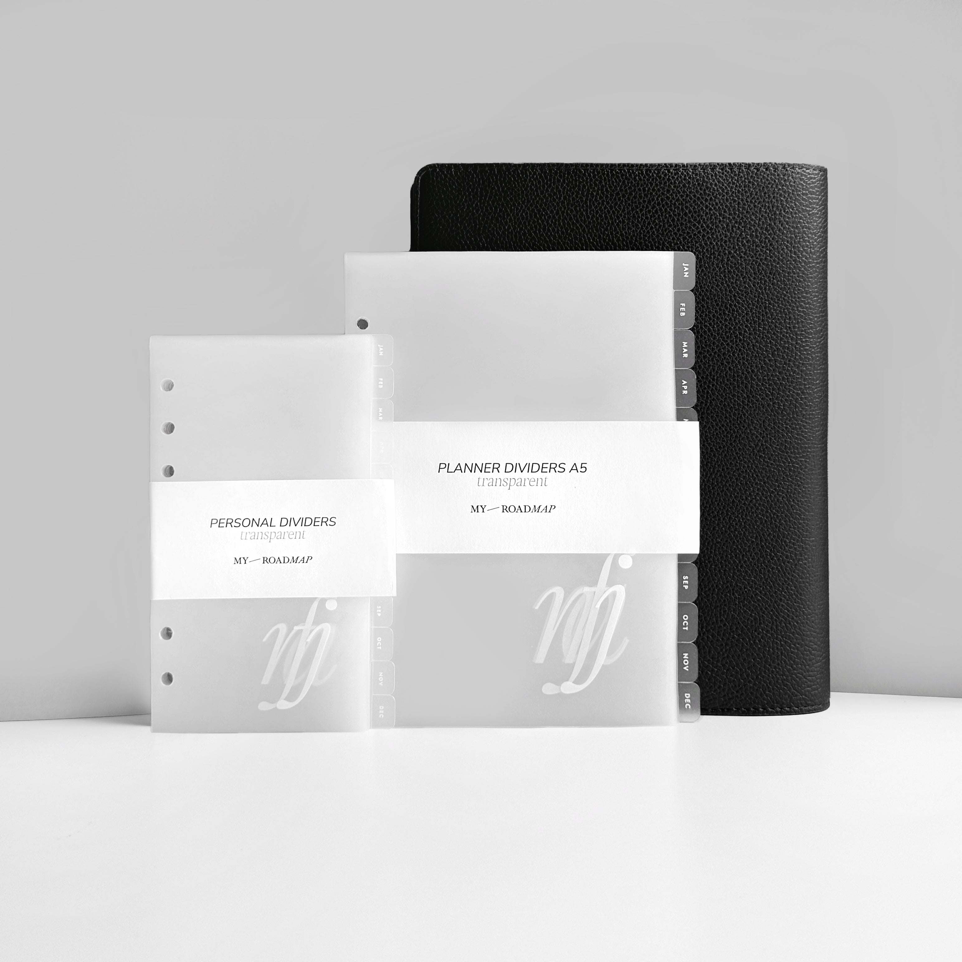 12 Monate Register (weiß Druck)