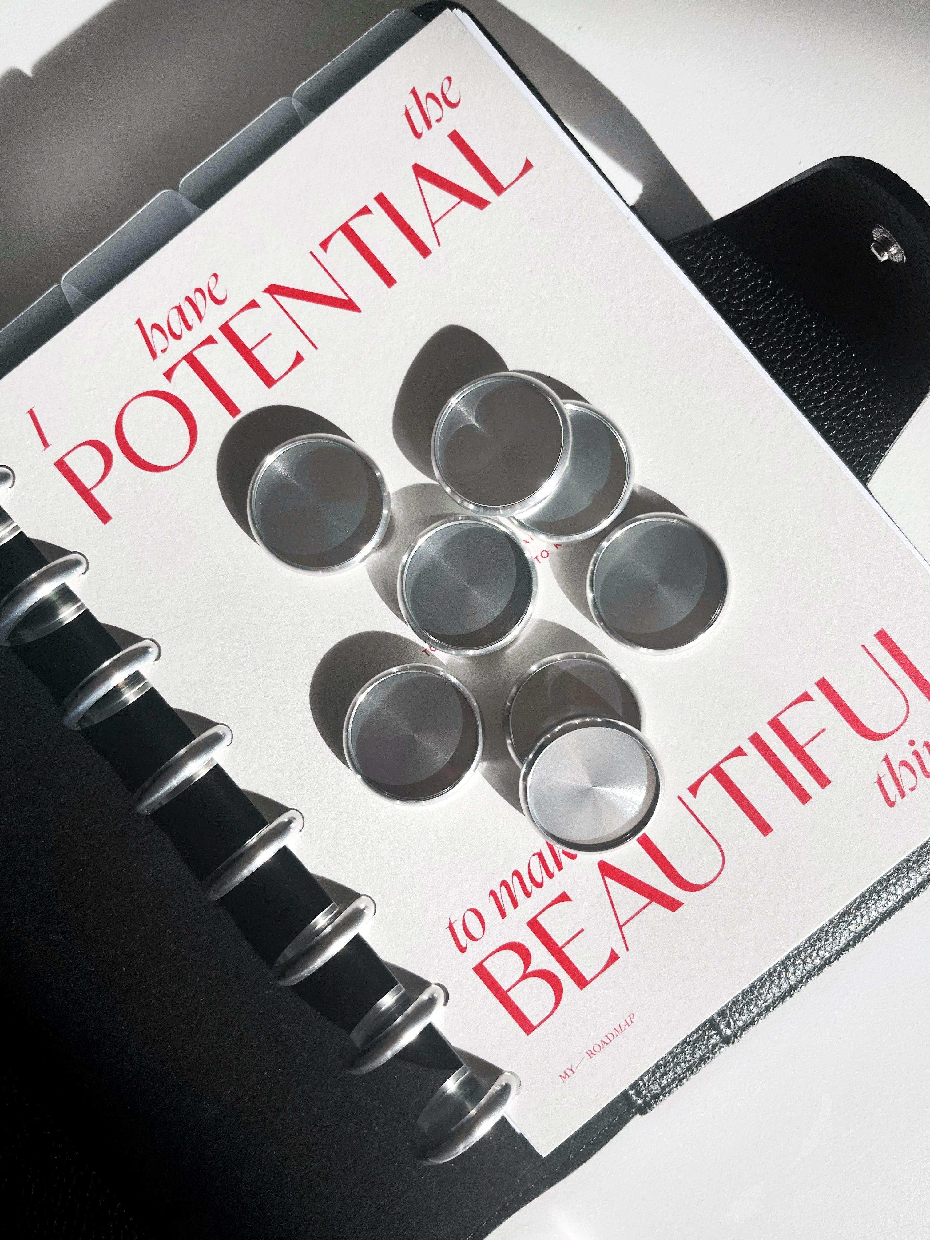 Aluminium-Discs «Light Silver» 32mm