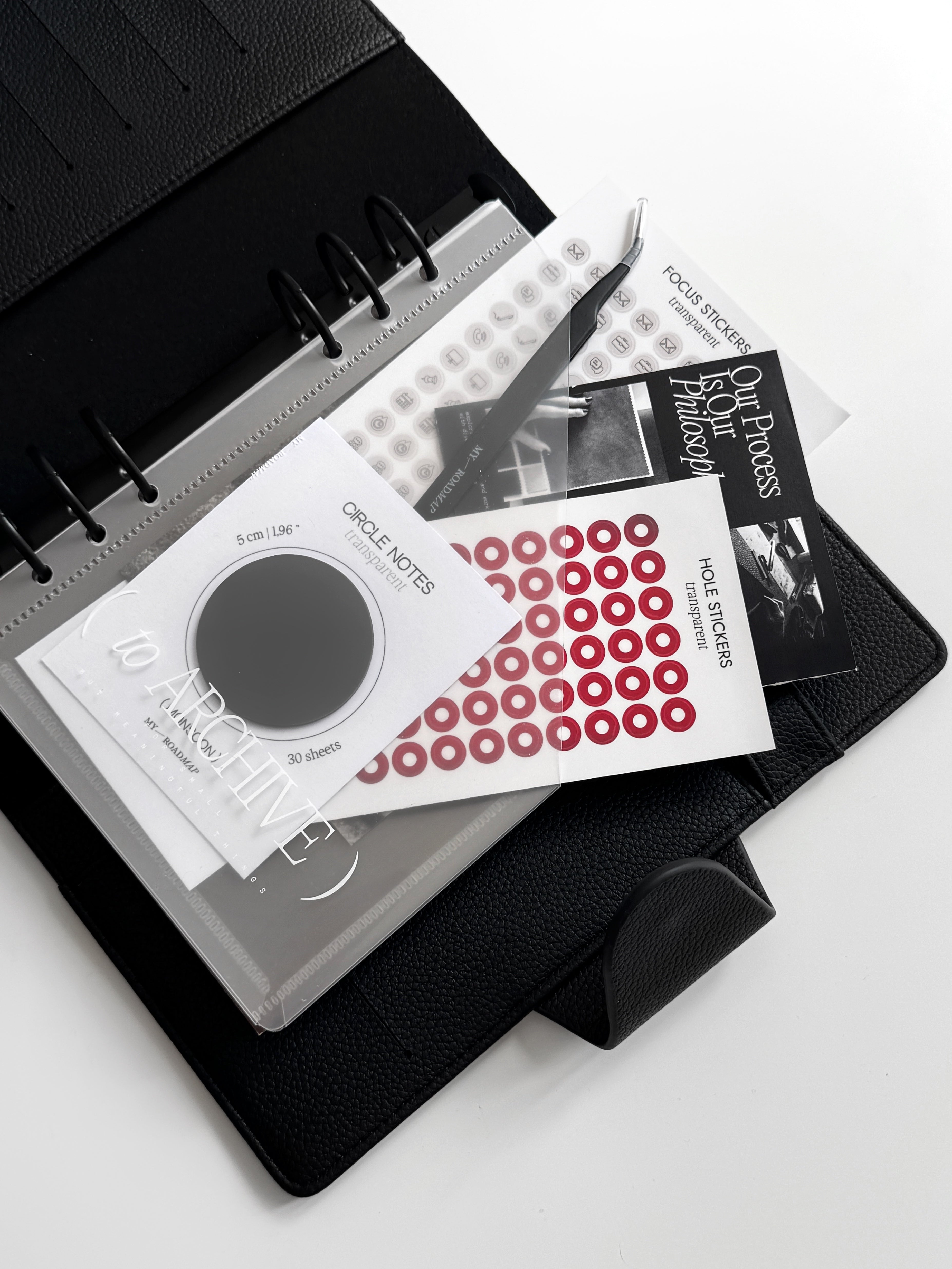 ( to ARCHIVE ) Transparente Einlagentasche A5