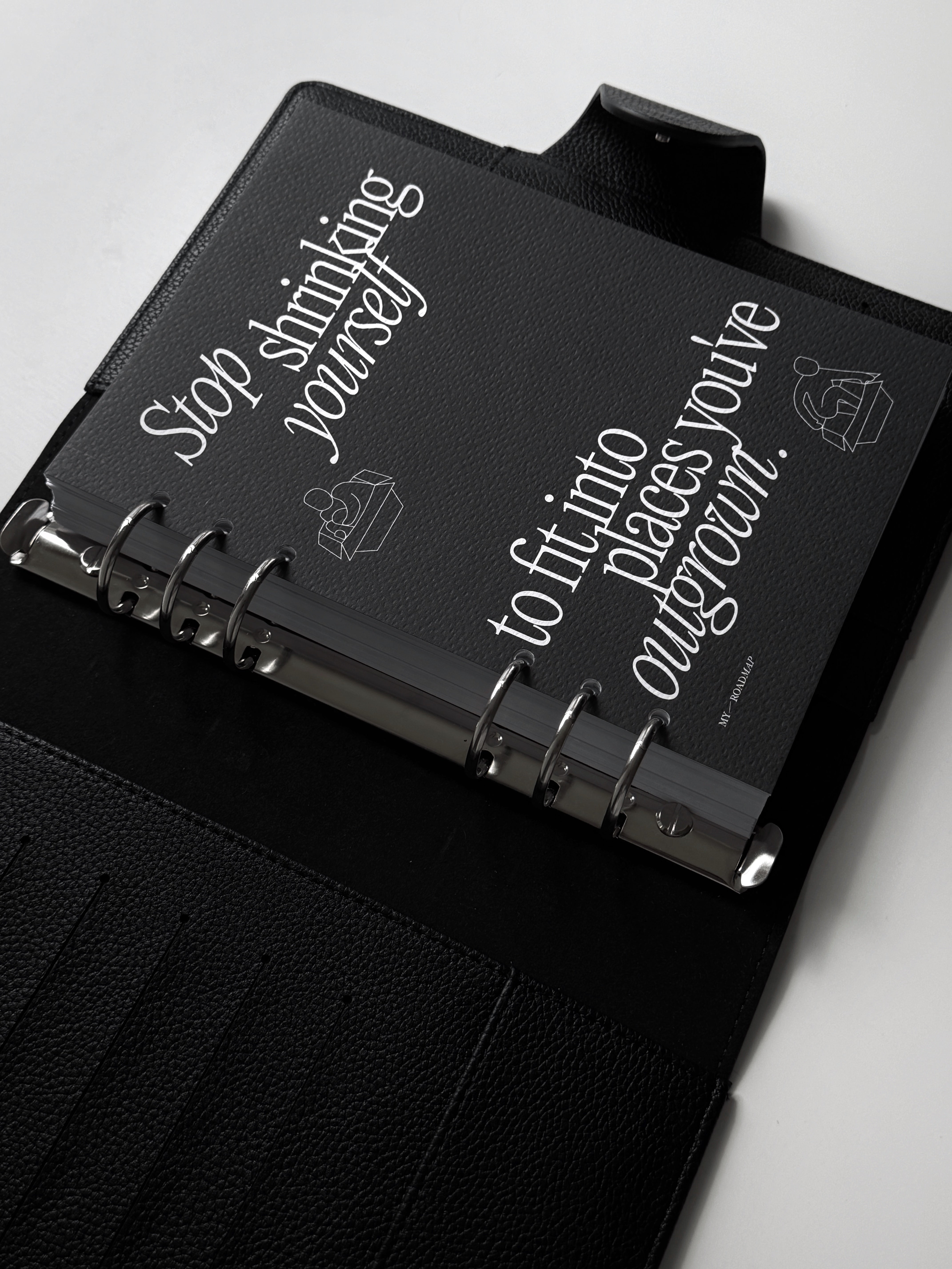 Planer-Dashboard «Stop Shrinking Yourself»