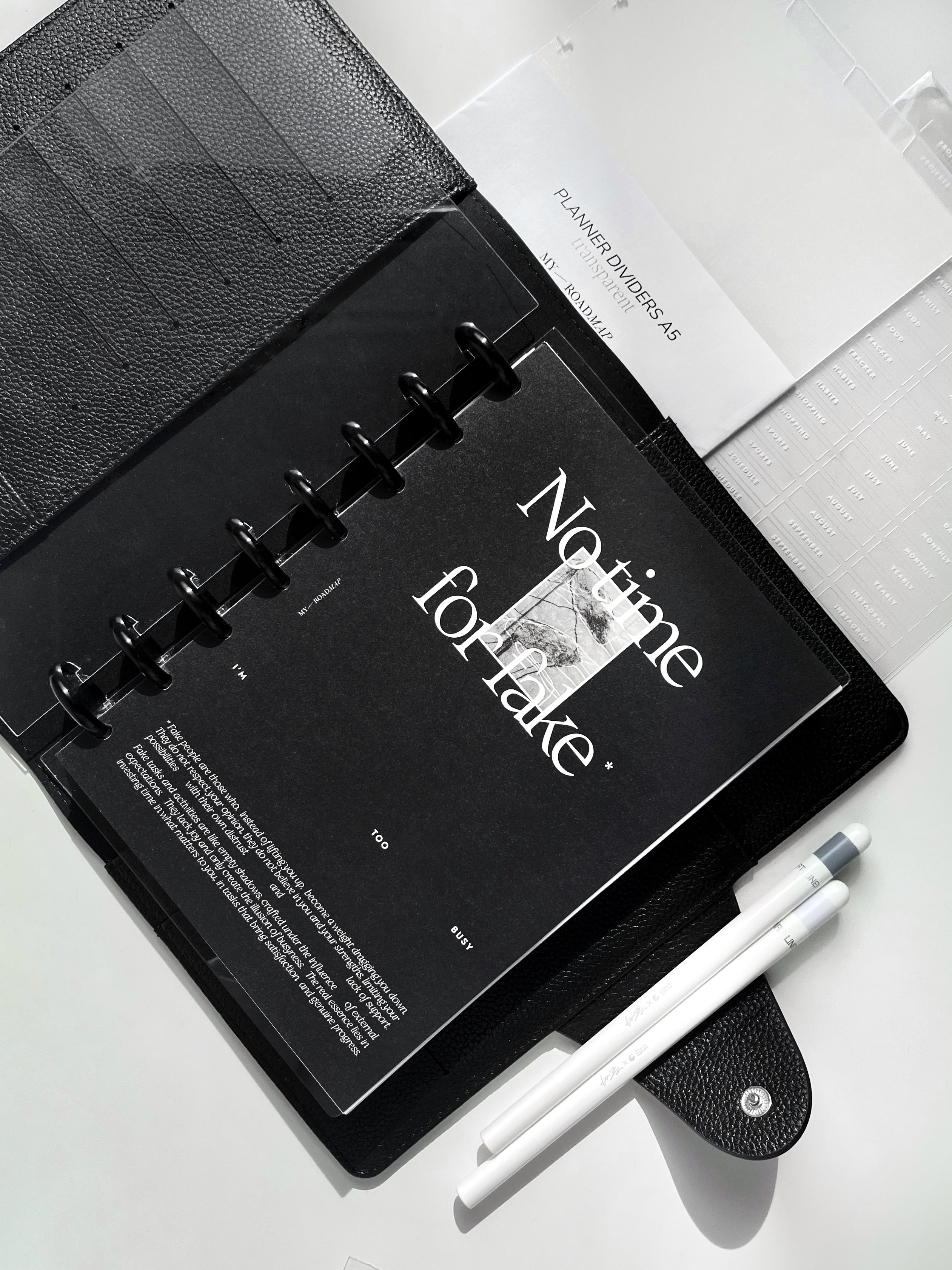 A5 Discbound Planer-Box "Midnight"