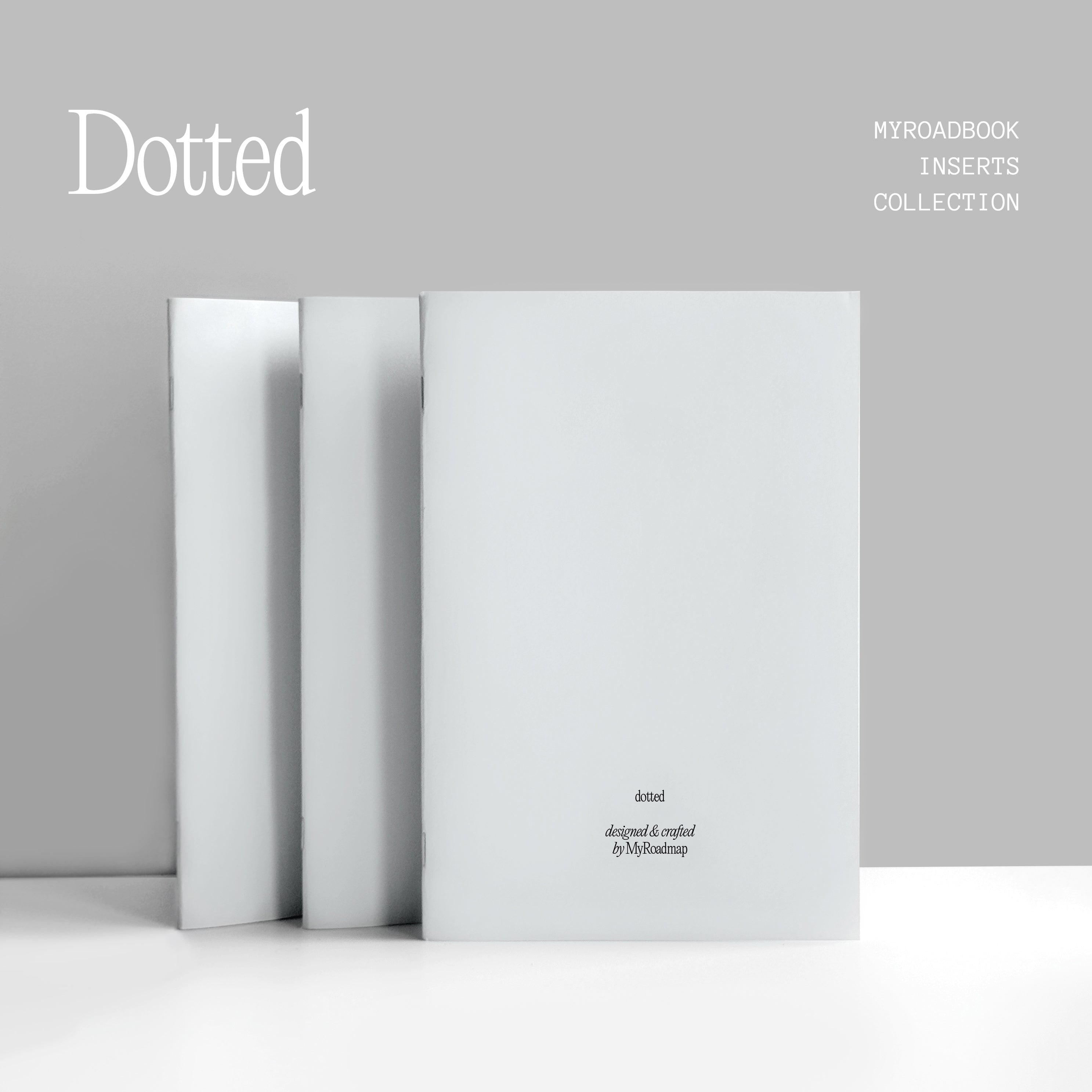 Handgefertigte Einlagen für MyRoadbook A5 | Gepunktetes Papier | Nachfüllbare Journal & Notizbucheinlagen