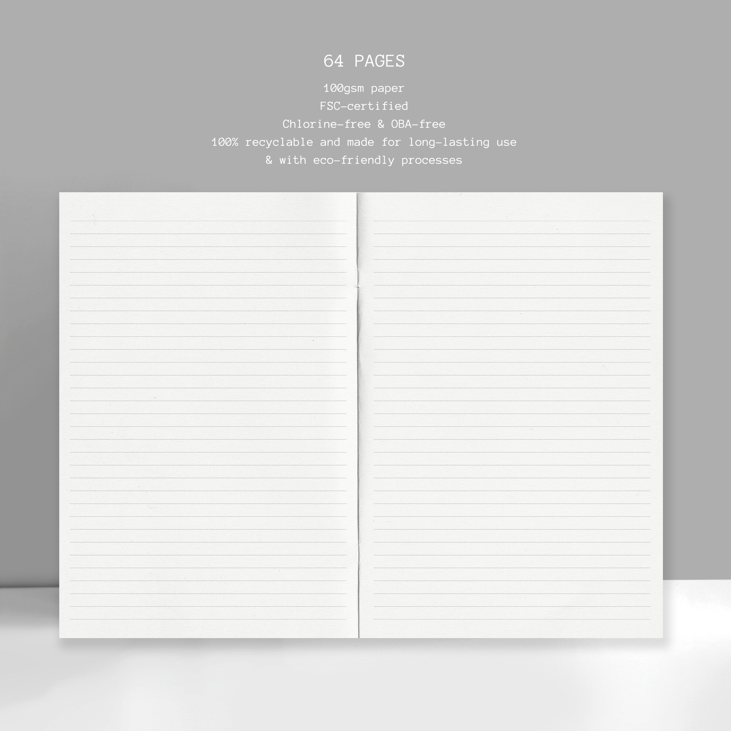 Handgefertigte Einlagen für MyRoadbook A5 | Liniertes Papier | Nachfüllbare Journal & Notizbucheinlagen