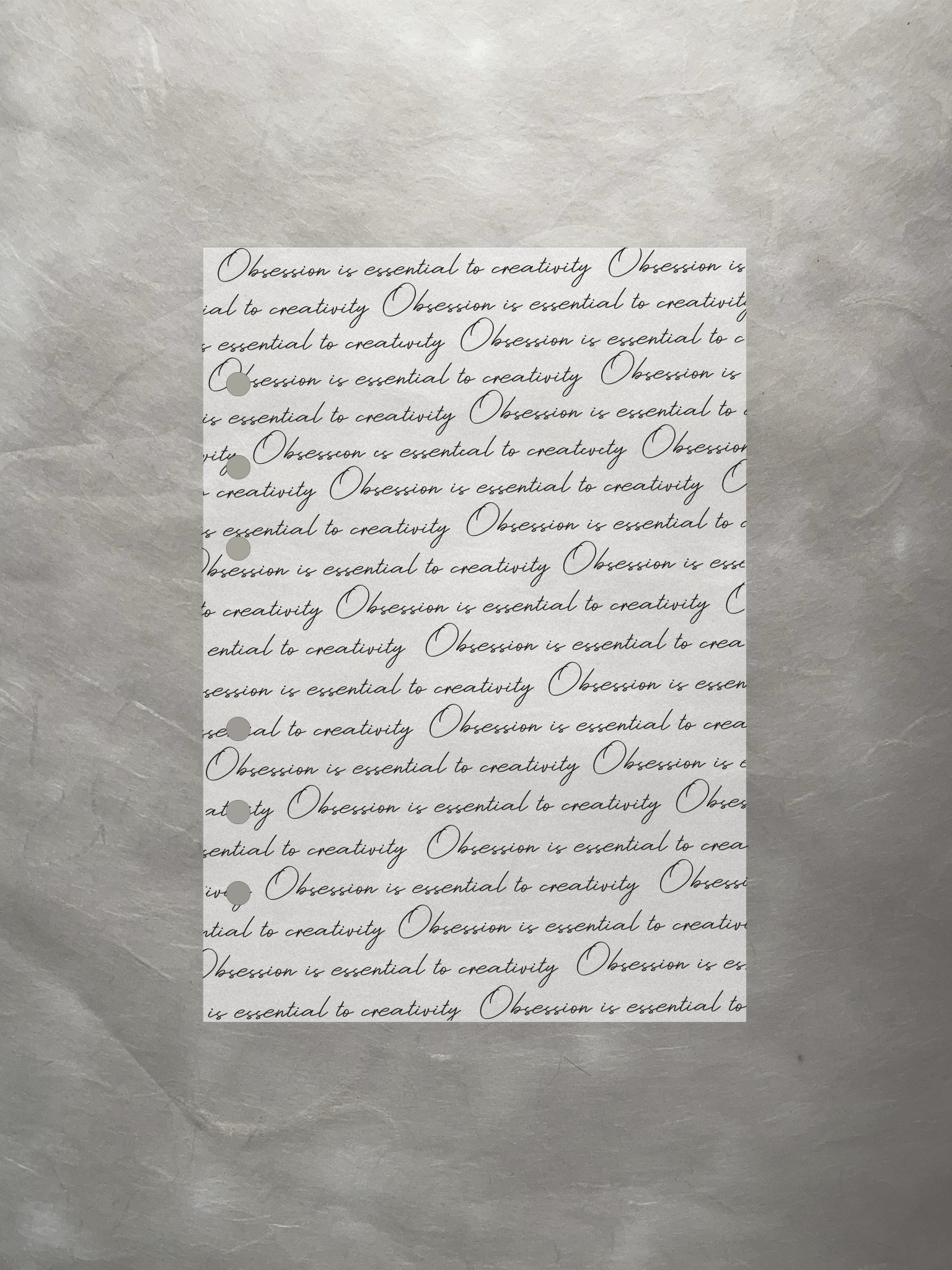 «Obsession» DASHBOARD (EDITION 3)