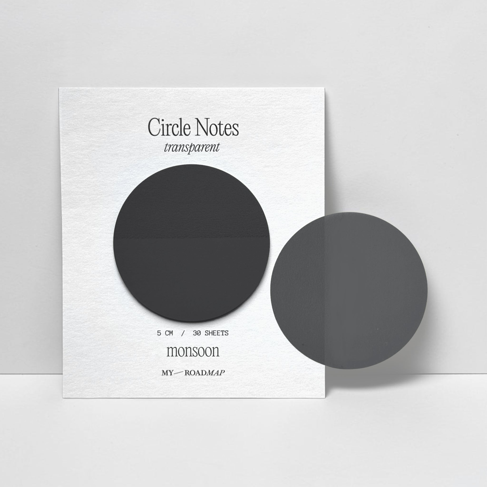 Runde Transparente Sticky Notes