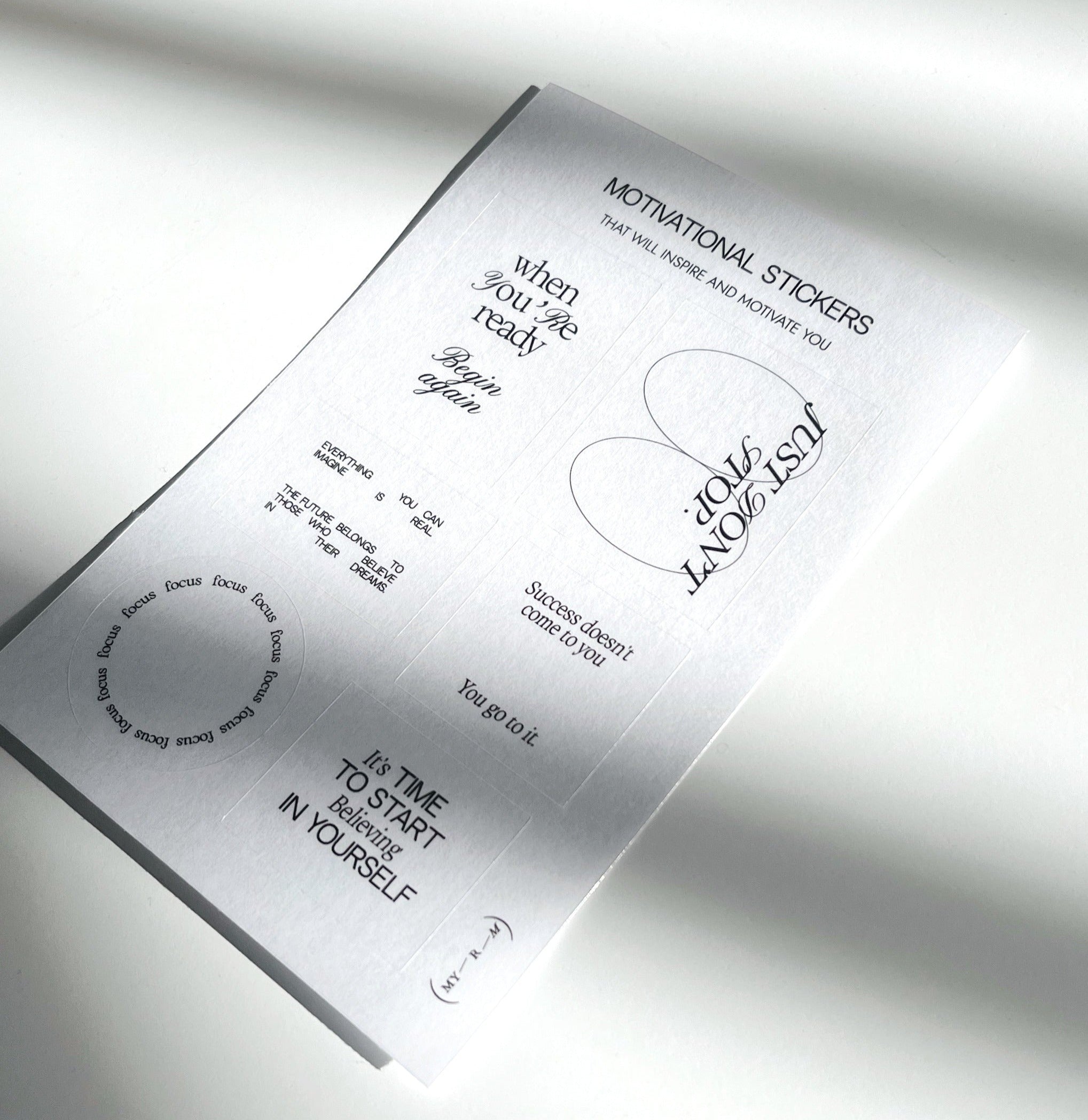 Motivierende Stickers 1 edition