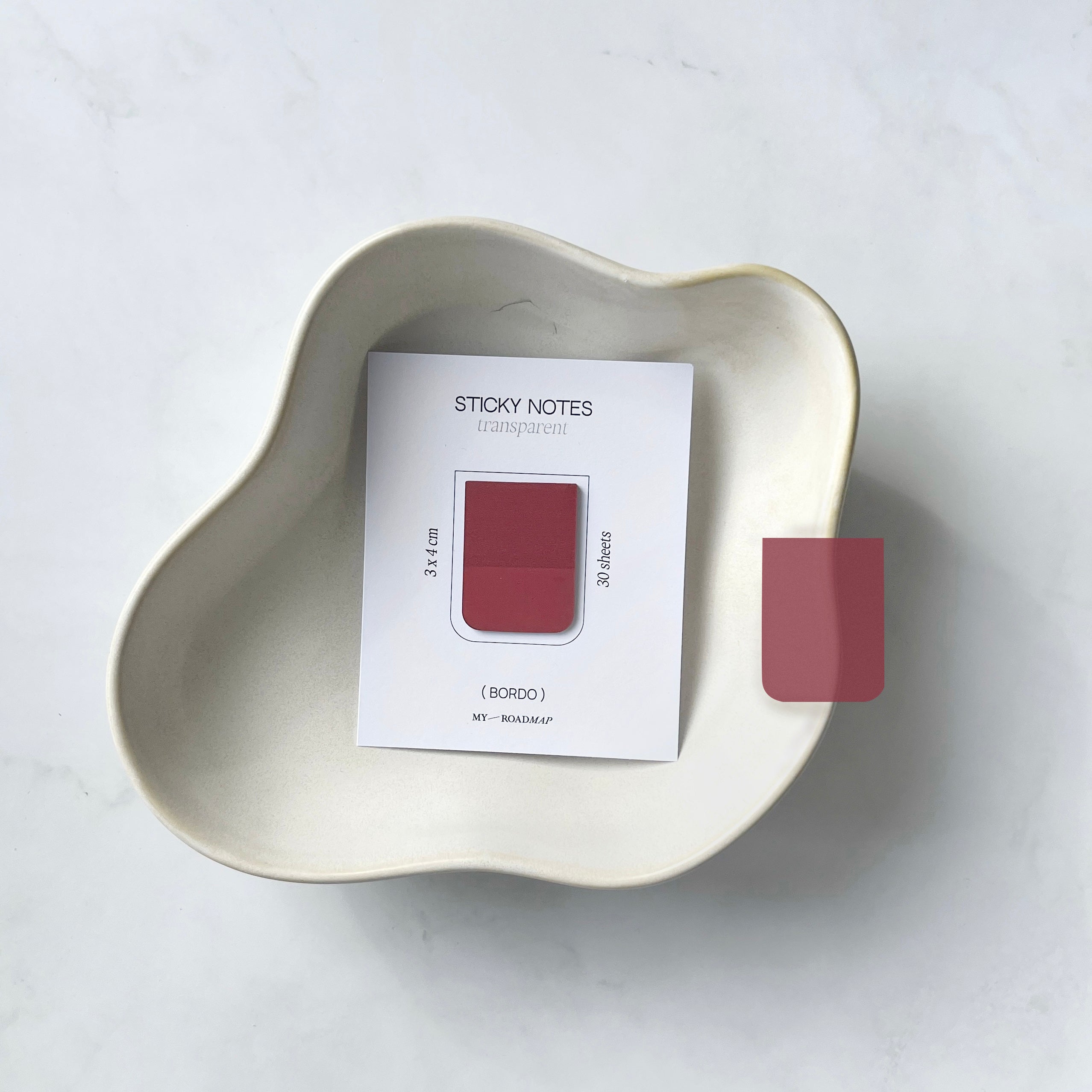 Transparente Sticky Notes