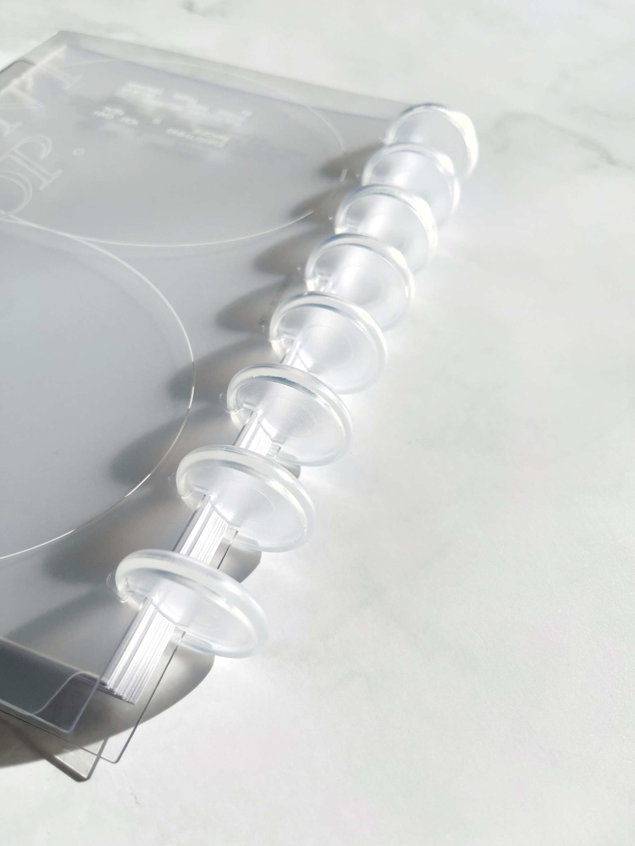 Discbound Discs 32mm weiß transparent